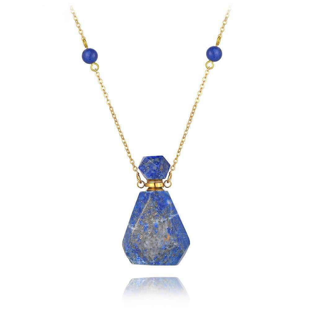 Aura Essence Crystal Perfume Necklace