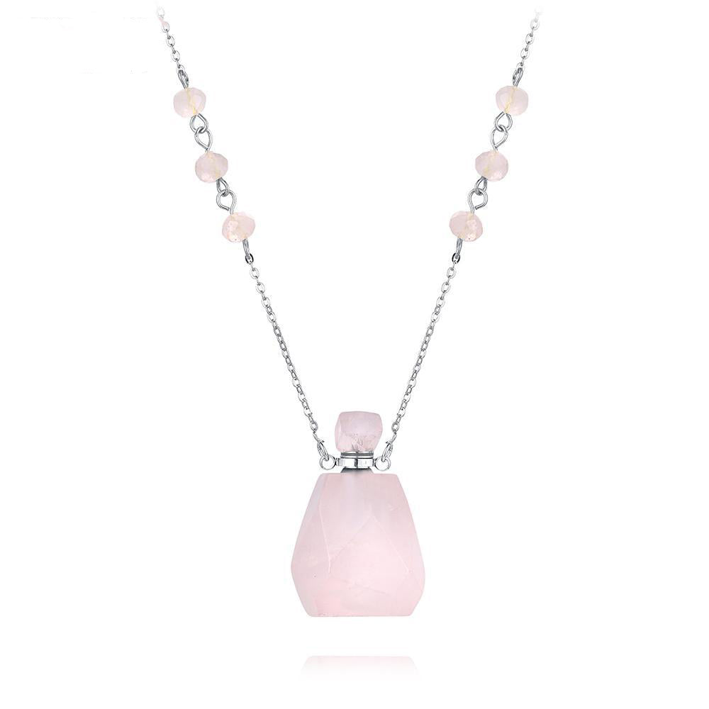 Aura Essence Crystal Perfume Necklace