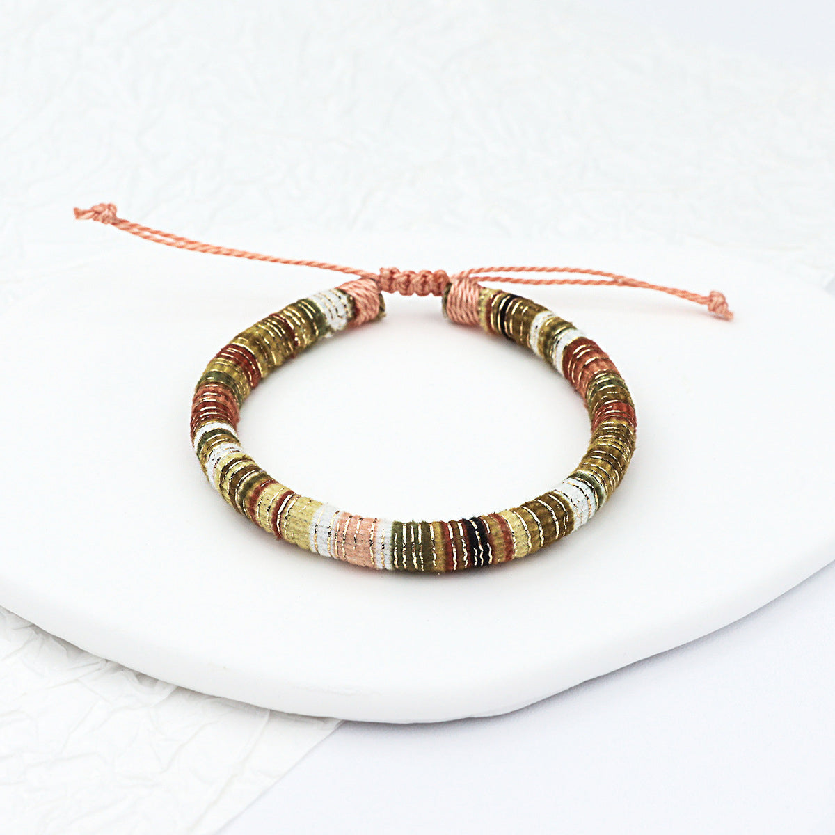 Artisan Tribal Braided Cord Bracelet