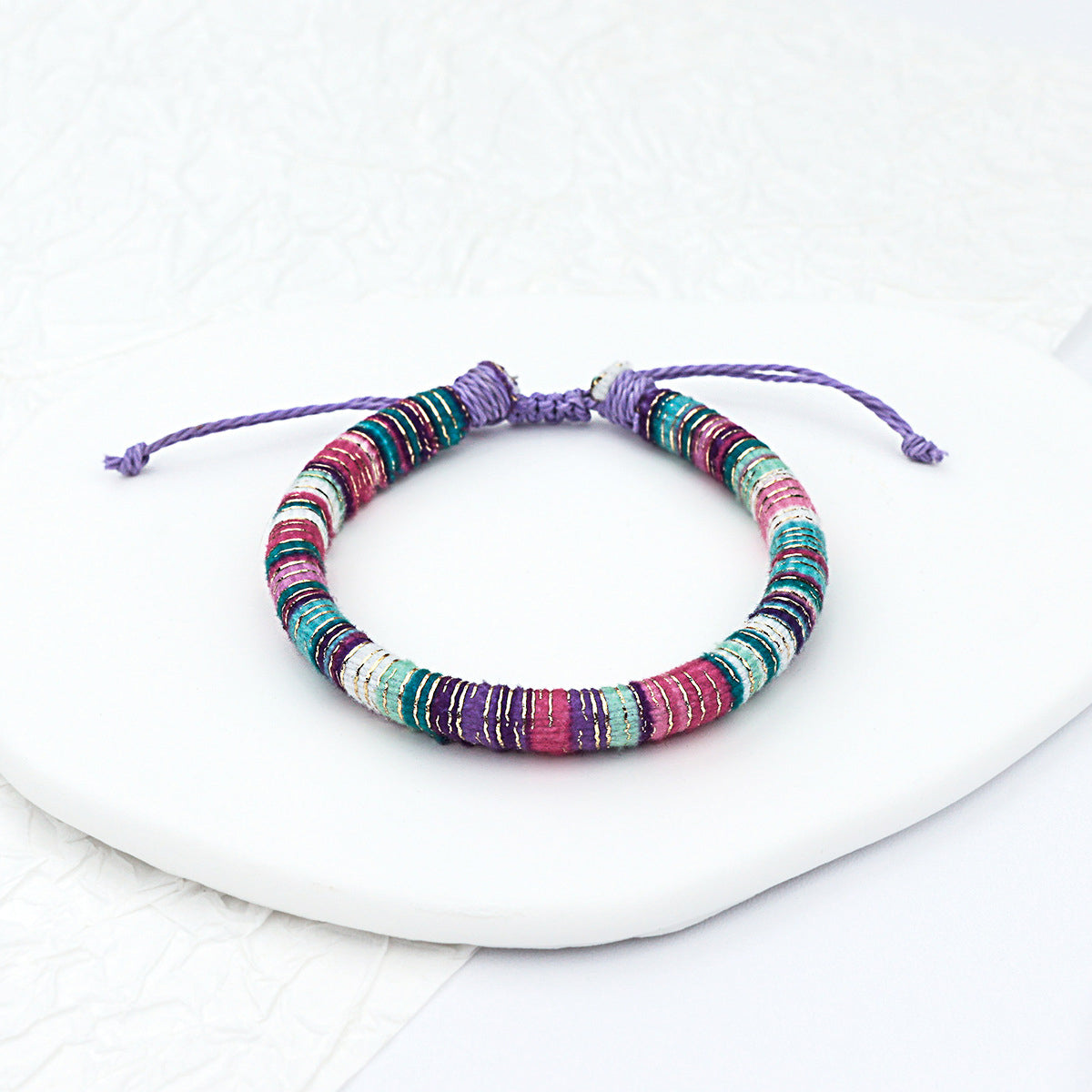 Artisan Tribal Braided Cord Bracelet