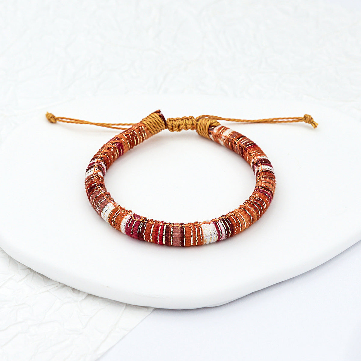 Artisan Tribal Braided Cord Bracelet