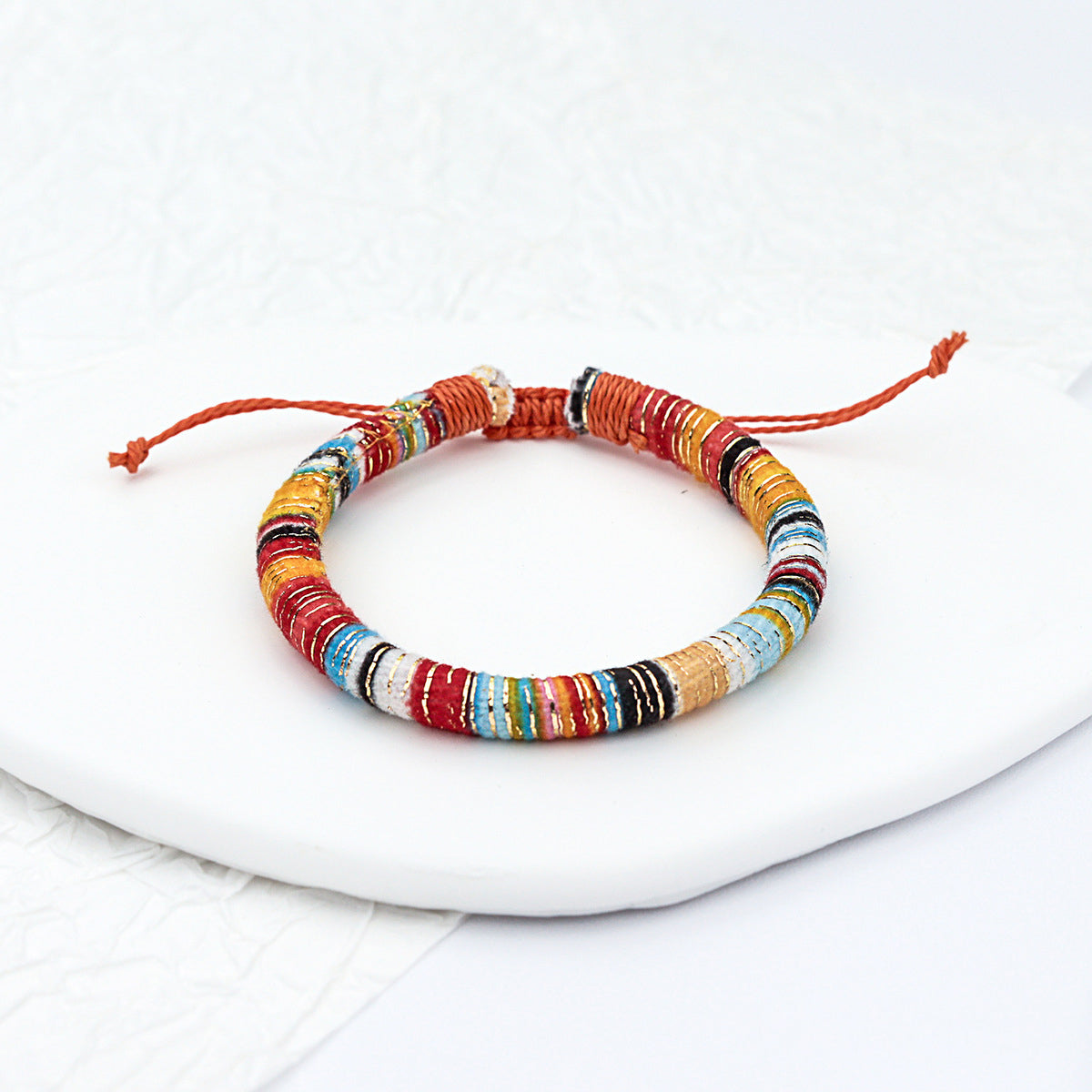 Artisan Tribal Braided Cord Bracelet