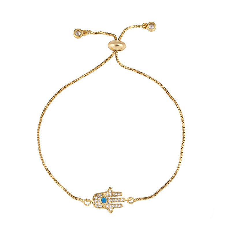 Divine Hamsa Adjustable Bracelet