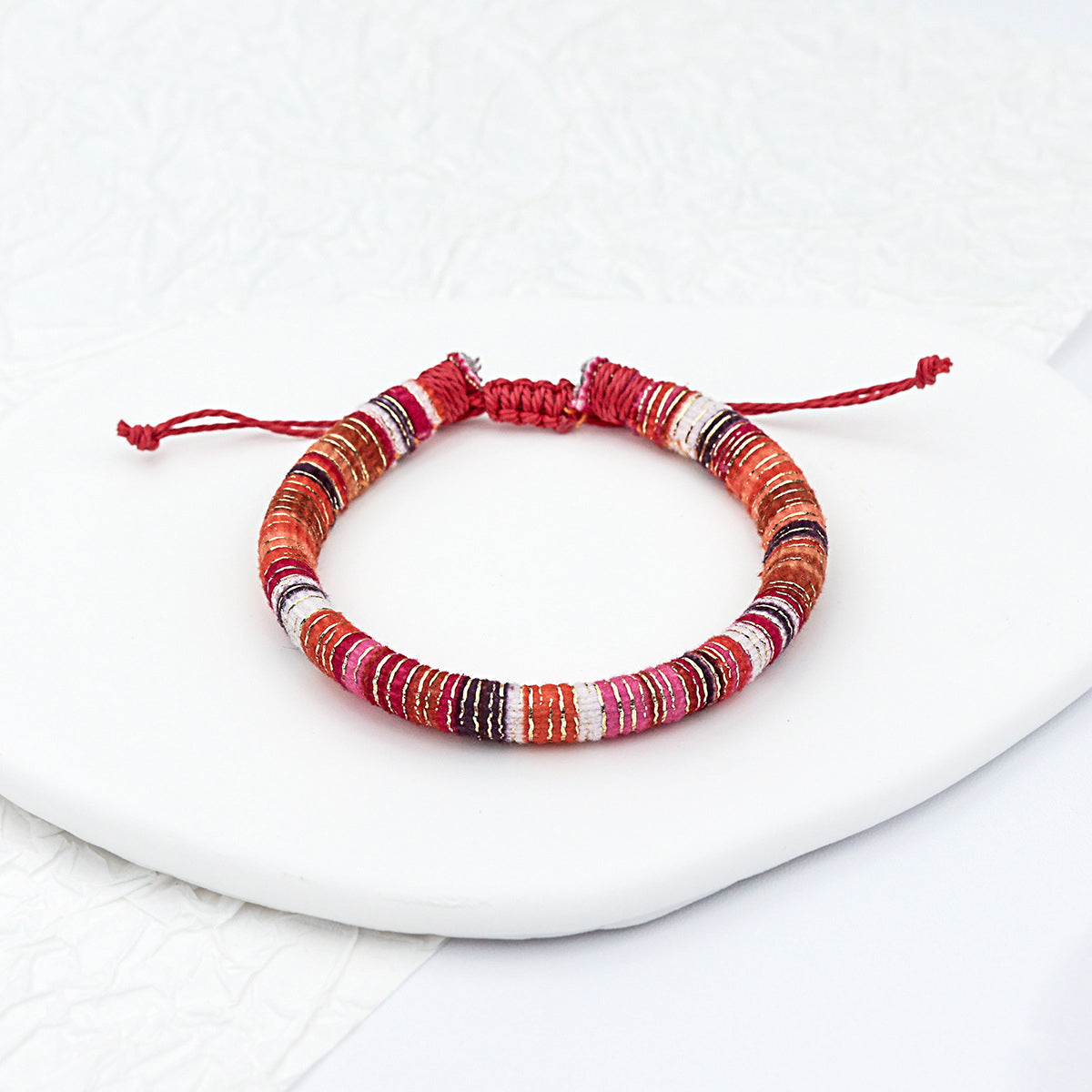 Artisan Tribal Braided Cord Bracelet