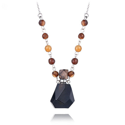 Aura Essence Crystal Perfume Necklace