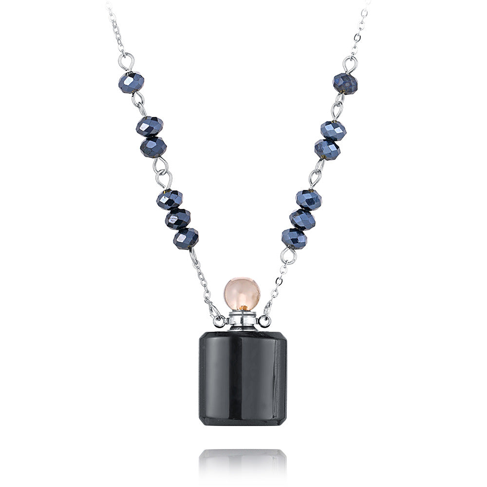 Aura Essence Crystal Perfume Necklace