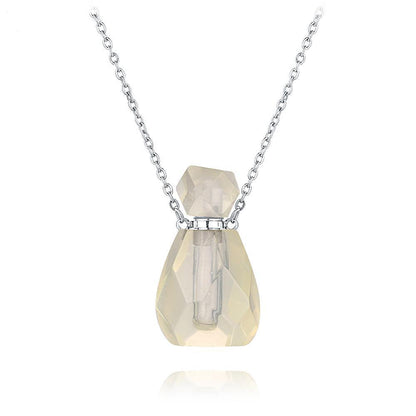 Aura Essence Crystal Perfume Necklace
