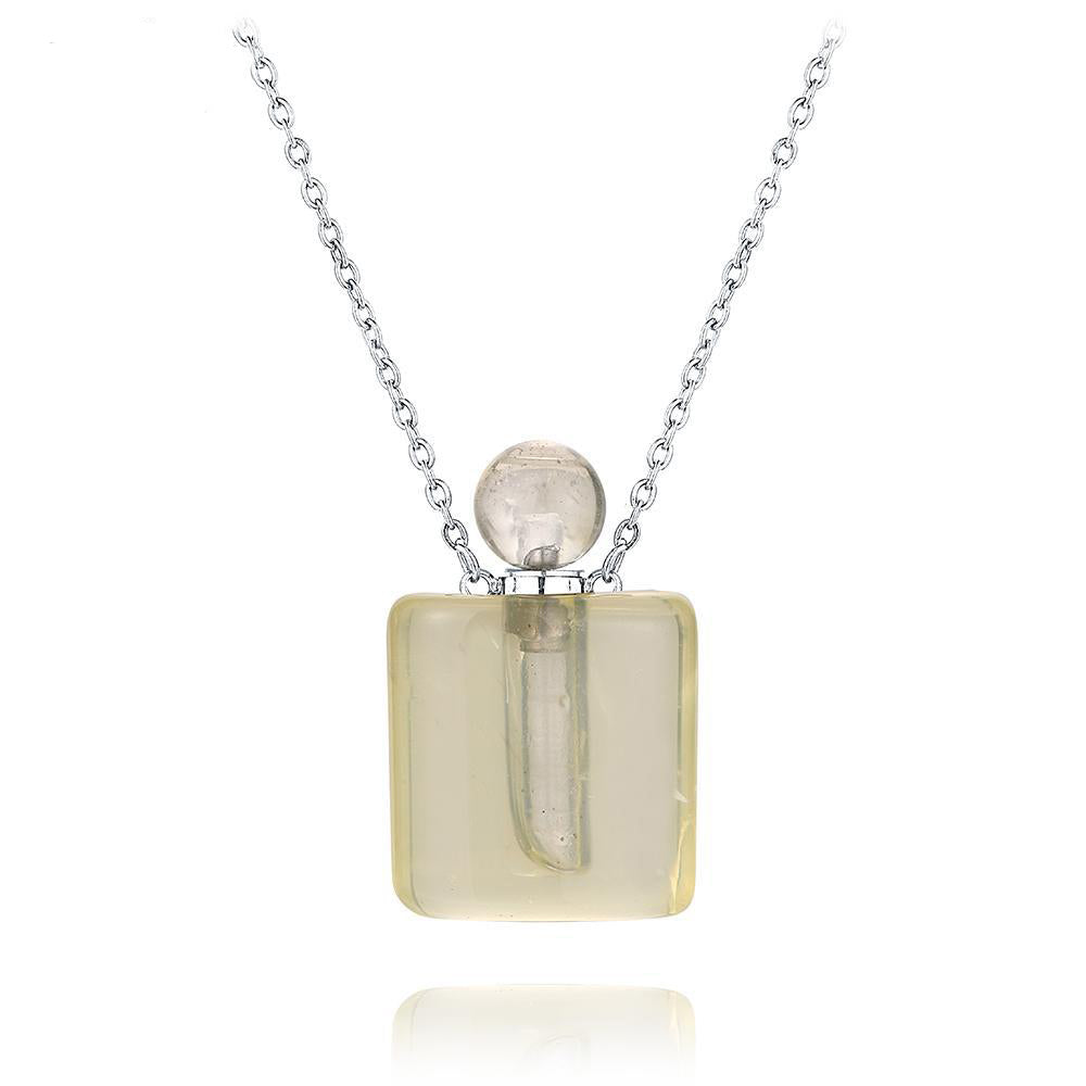 Aura Essence Crystal Perfume Necklace