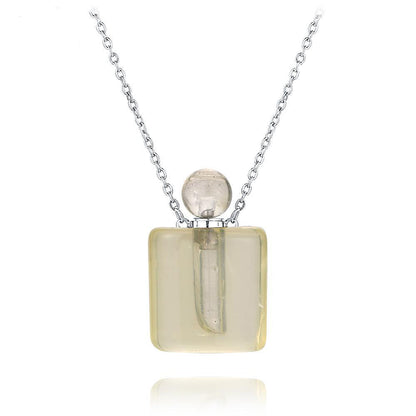 Aura Essence Crystal Perfume Necklace