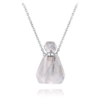 Aura Essence Crystal Perfume Necklace