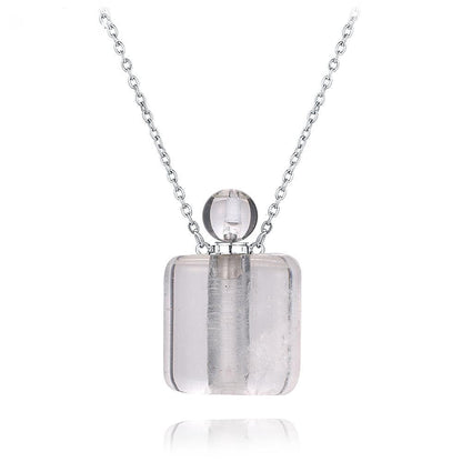 Aura Essence Crystal Perfume Necklace