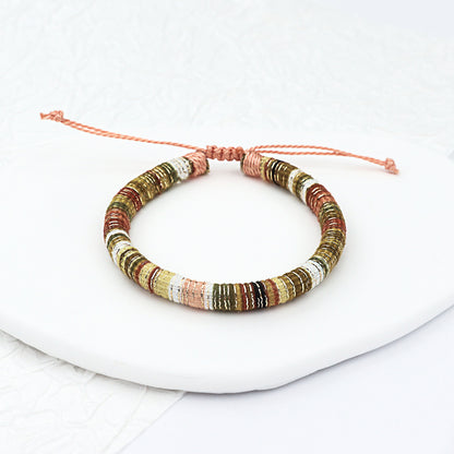 Artisan Tribal Braided Cord Bracelet