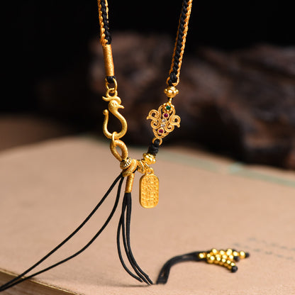 Sacred Thangka Pendant Necklace
