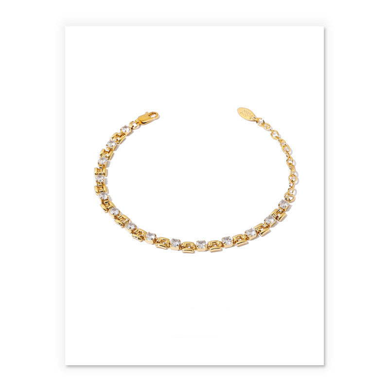 Adjustable Cubic Zirconia Bracelet