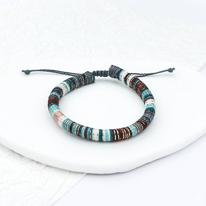 Artisan Tribal Braided Cord Bracelet