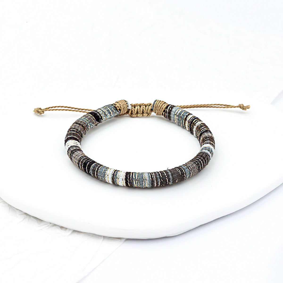 Artisan Tribal Braided Cord Bracelet