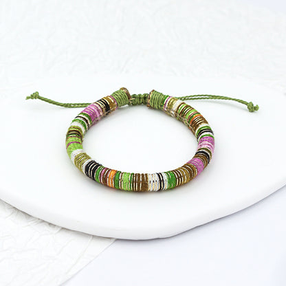 Artisan Tribal Braided Cord Bracelet